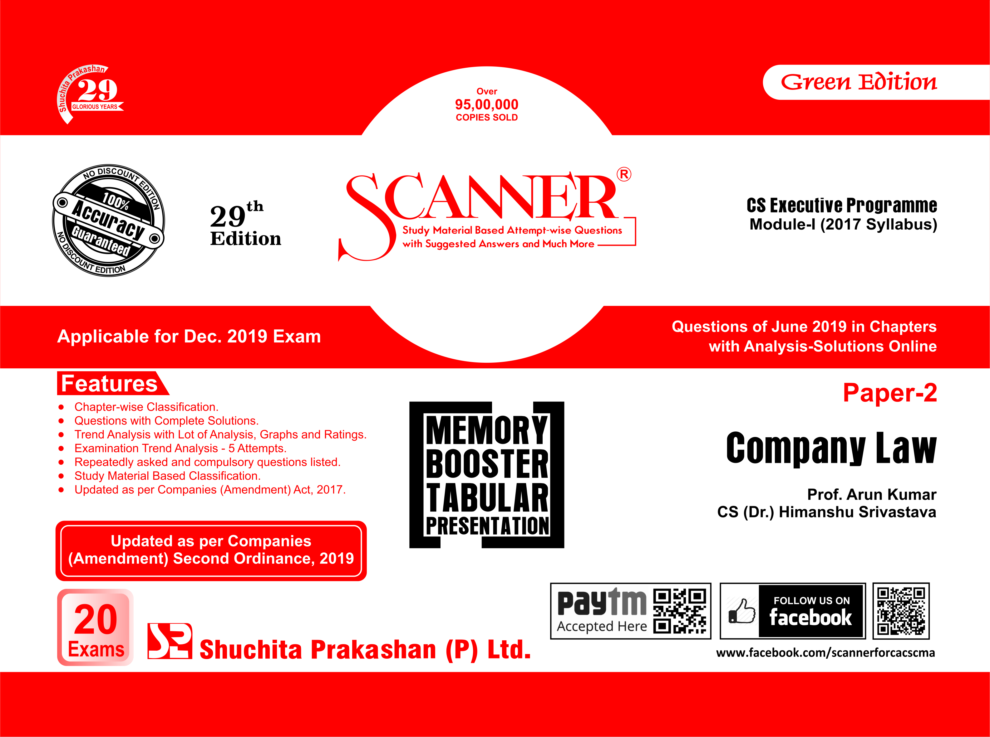 Company Law Laws Solved Scanner CS Executive Module-I (2017 Syllabus) Paper-2